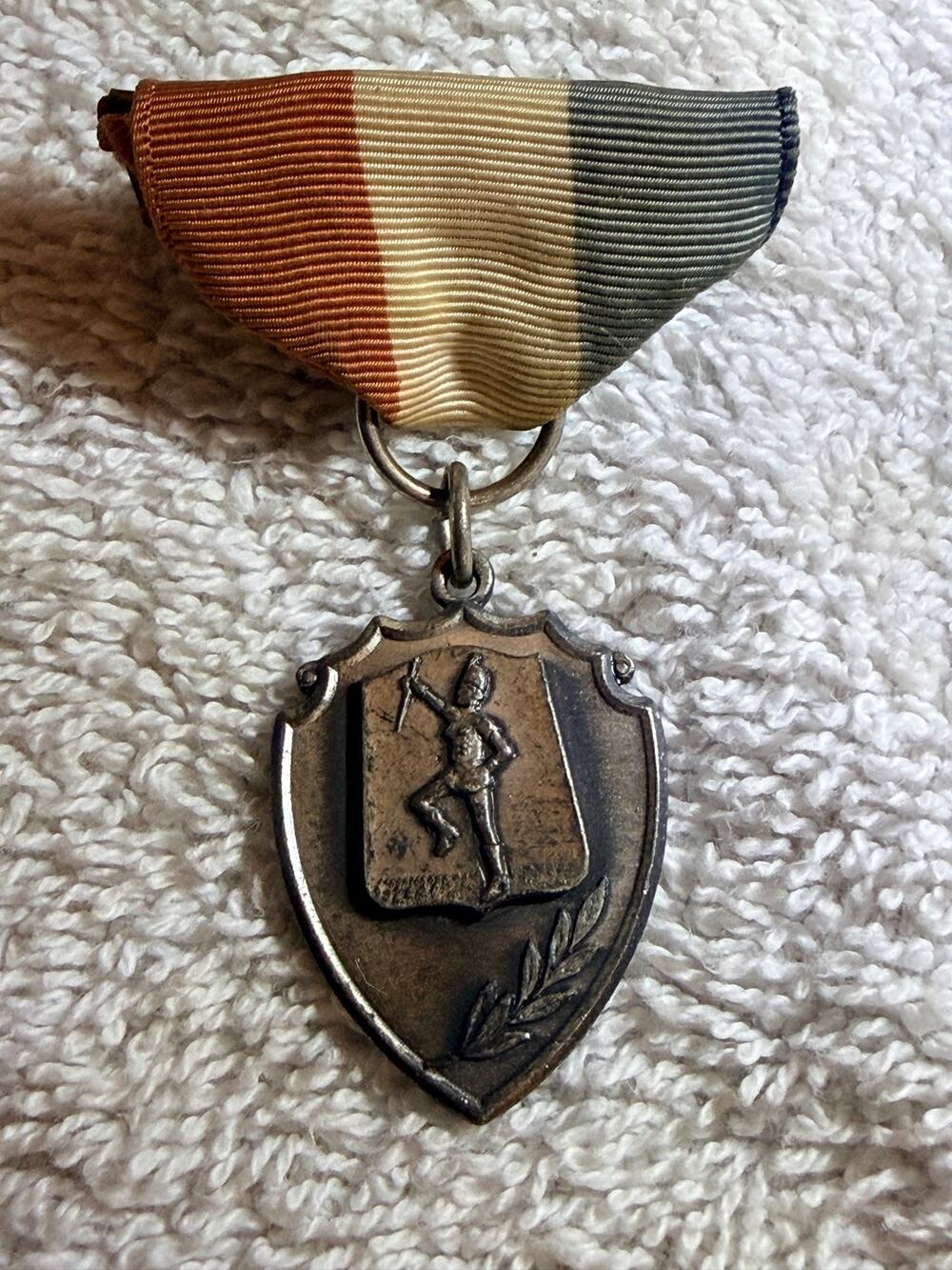 1959 Ohio Open Woodville OH Majorette Baton Twirling 2nd Place Medal Vintage